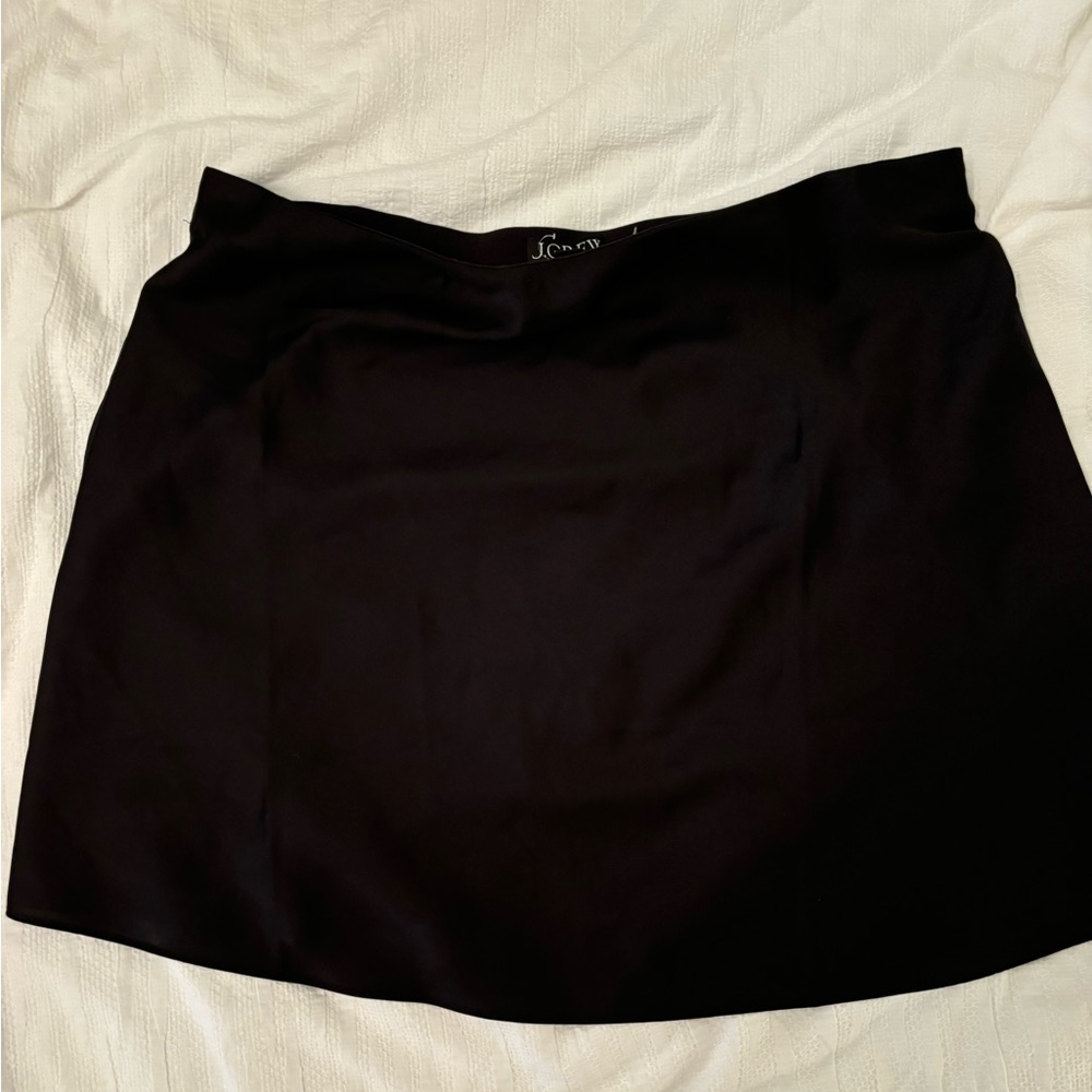 J. Crew Satin Skirt
